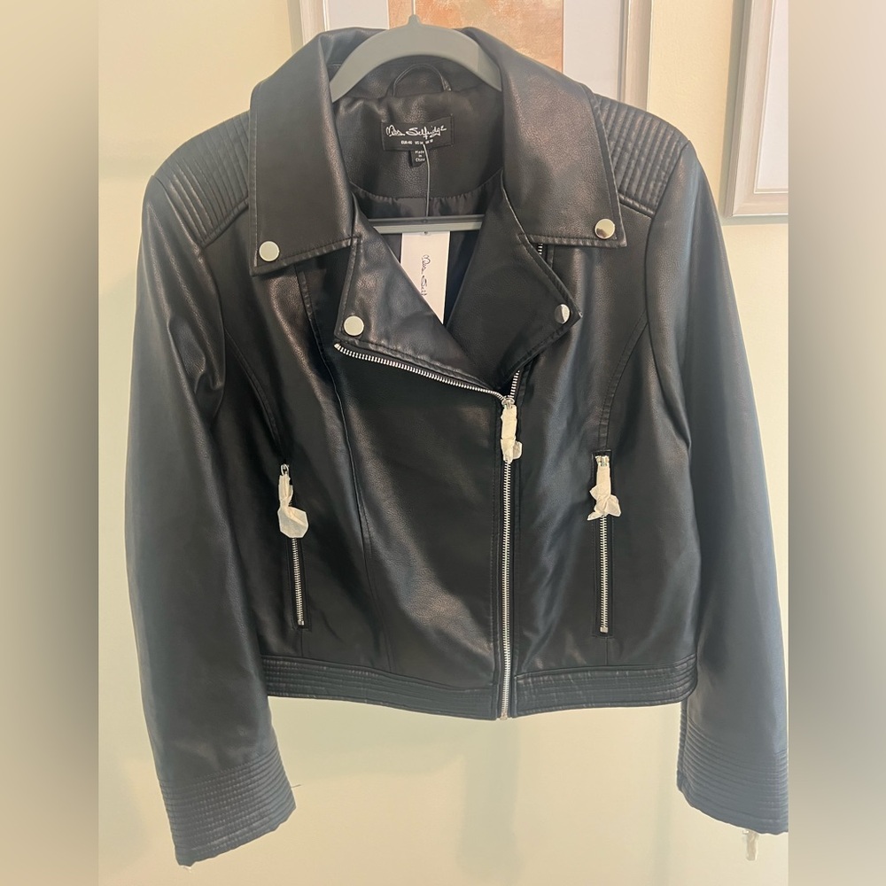 Miss Selfridge Faux Leather Biker Jacket